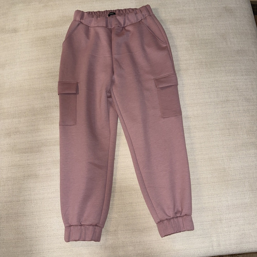 Express Women's Cargo Jogger Size M Purple